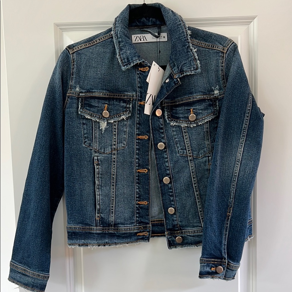 Zara Dark Blue Denim Jacket